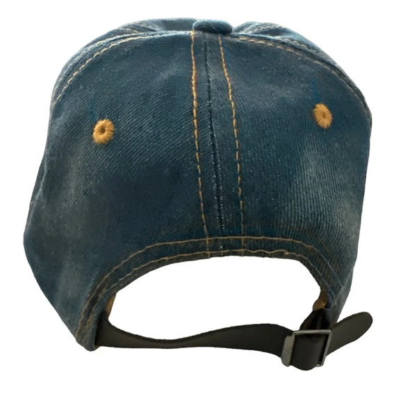 Bedazzled Denim Adjustable Cap OSFM - Picture 3 of 6